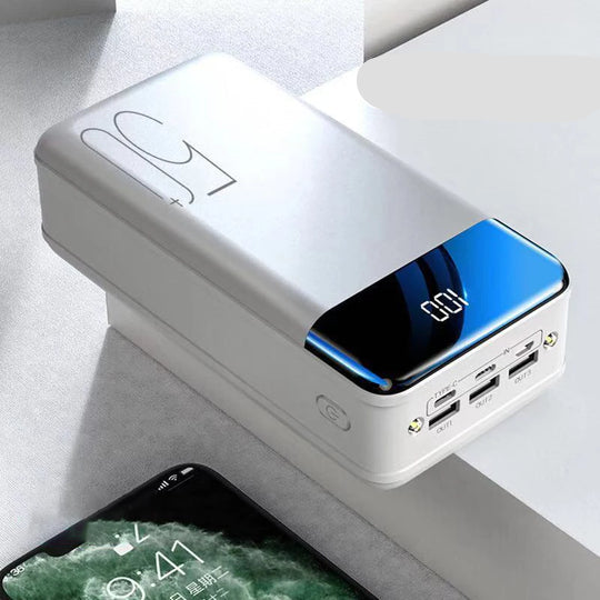 50.000 mAh Powerbank | Ultra-Schnelles Laden | Kompatibel mit Laptops, Tablets & Smartphones | Kompakt & Hochleistungsfähig