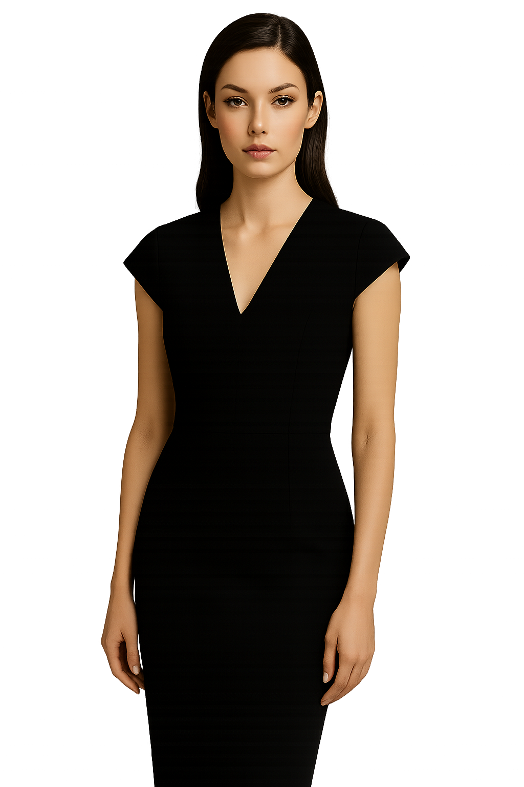 Lina Crêpe Tailored Dress