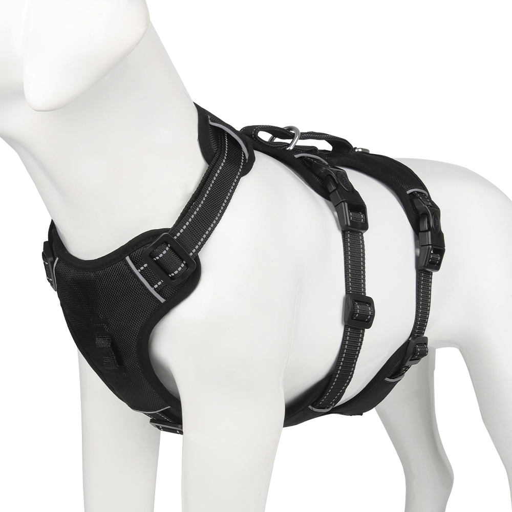 Bequames Anti-Zieh-Hundegeschirr mit verbessertem Grip und Sicherheitsmerkmalen