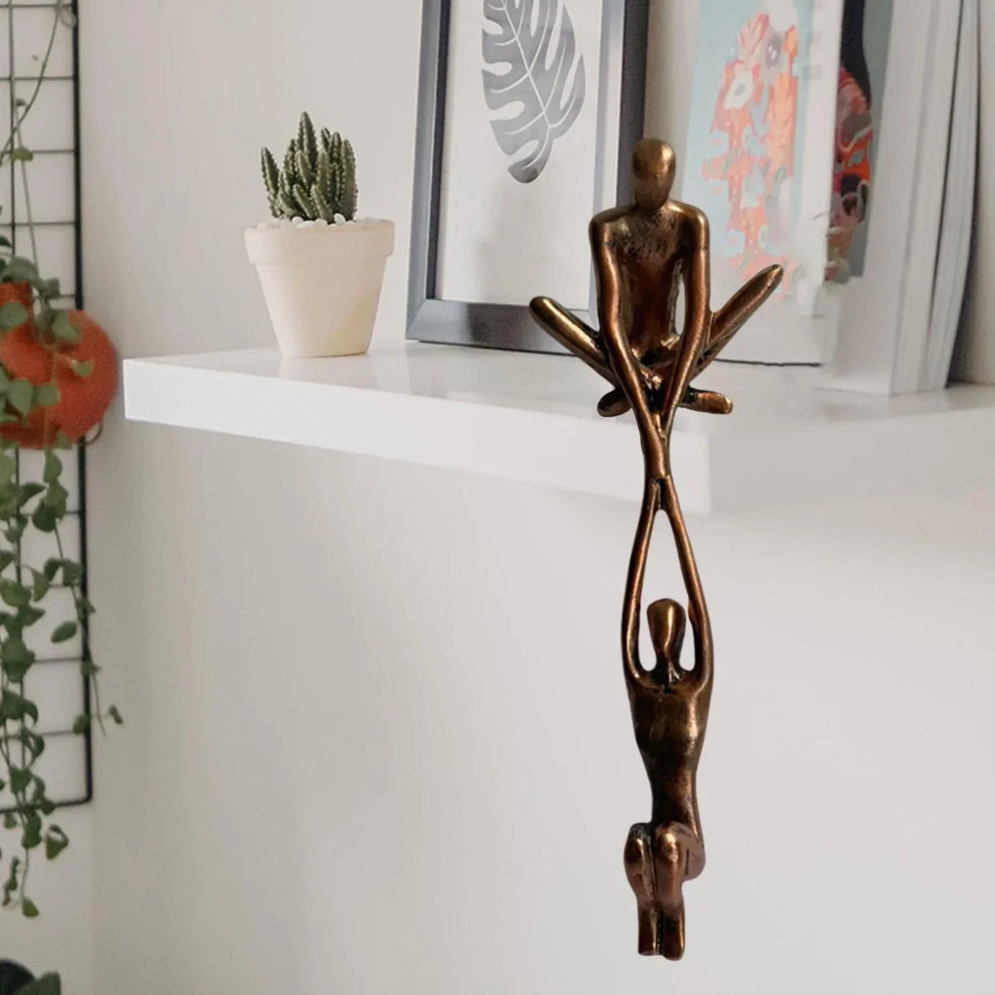Zeitlose Liebe und Resilienz | Dekorative Skulptur | Wohnakzent | Unverwechselbare Dekoration