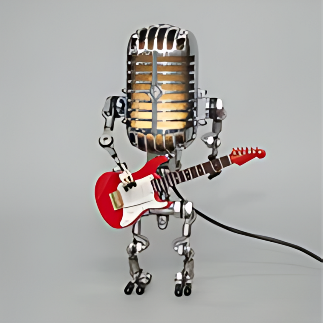 Einzigartige Robotertischlampe