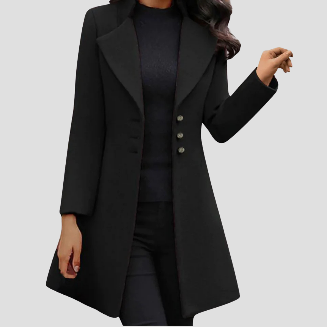 Women's Wool Cloth Coat | Lapel