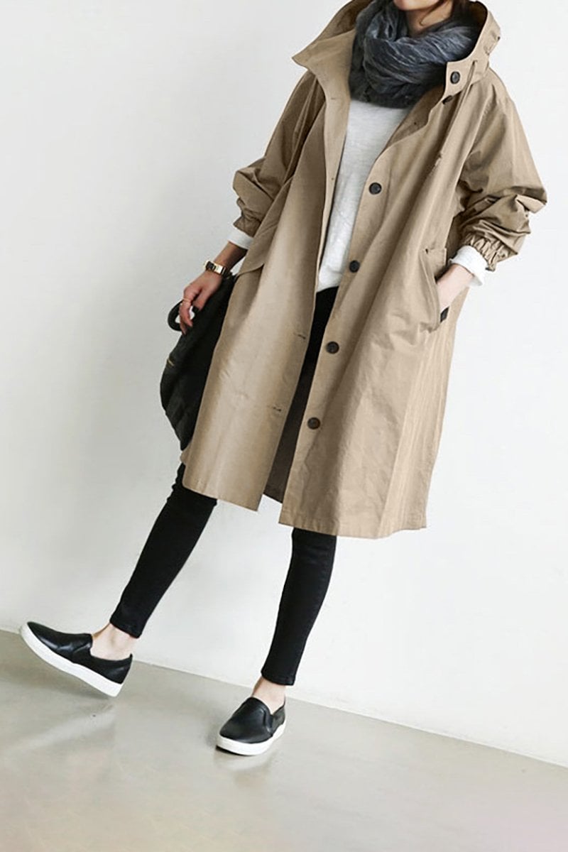 Women's Winter Hood Coat | Loose