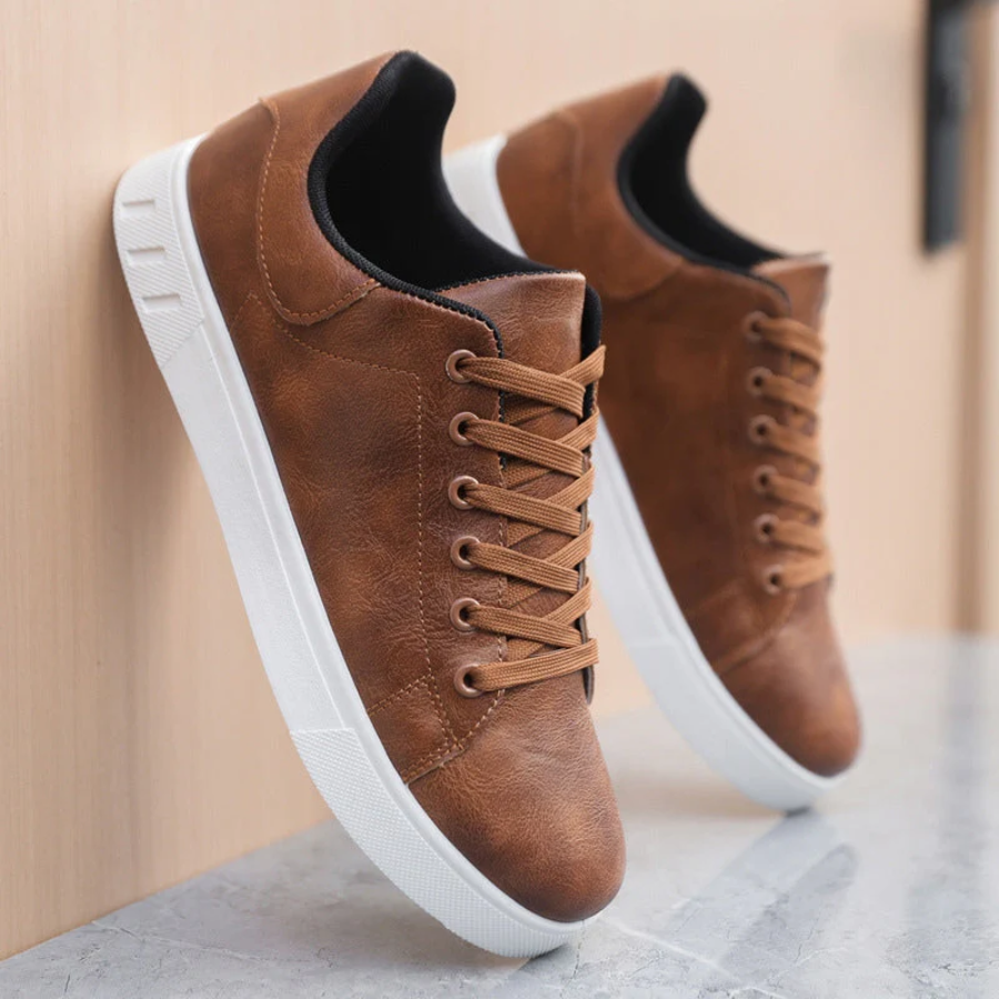 Herren Leder Sneakers | Stylisch