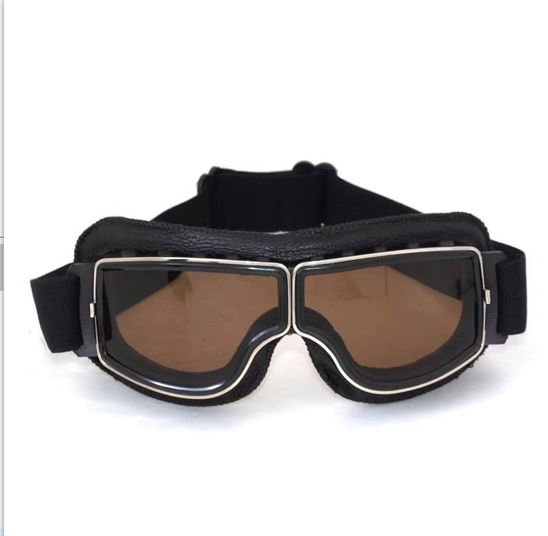 Vintage-Motorradbrille für Herren | Polarisiert