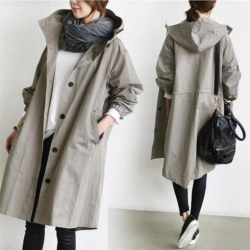 Women's Winter Hood Coat | Loose