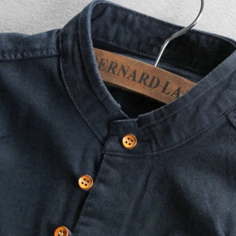Herren Elegantes Hemd | Stehkragen