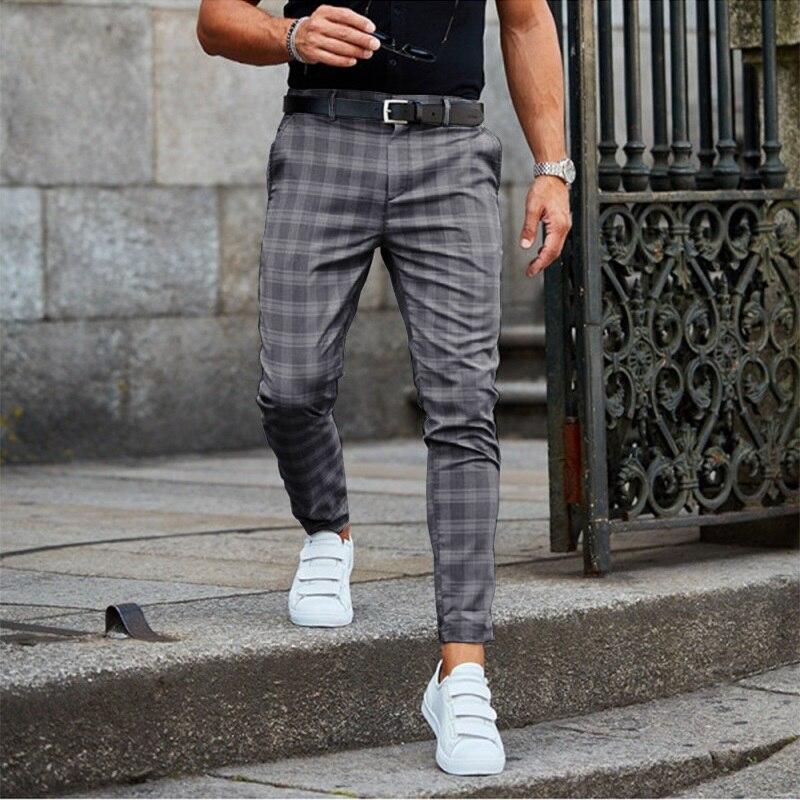 Herren Stoff Chinohose | Hell