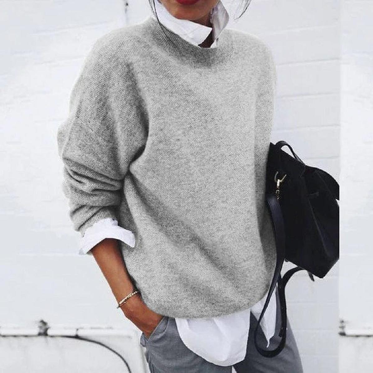 Women's Crew Neck Sweater | Long sleeves