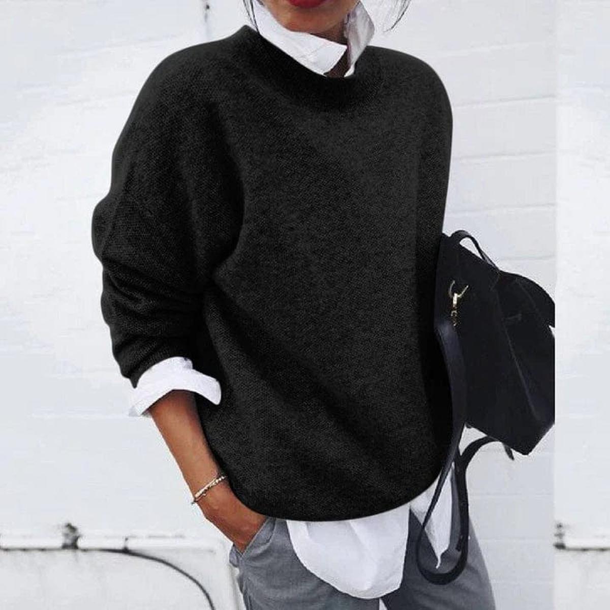 Women's Crew Neck Sweater | Long sleeves