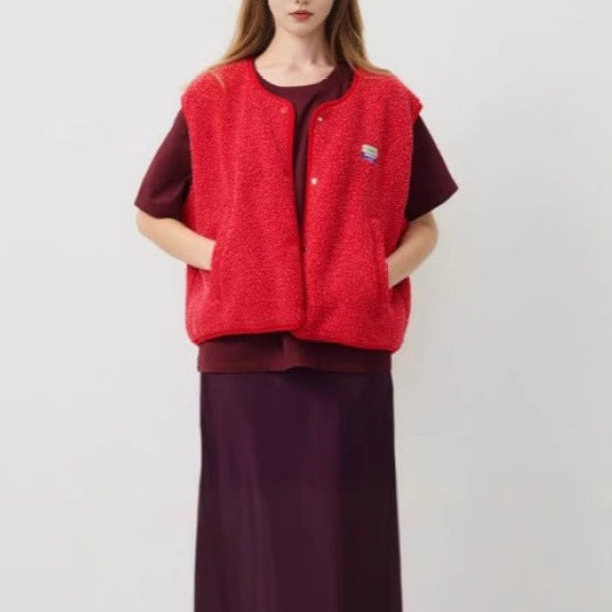 Damen Lockere Weste | Mode