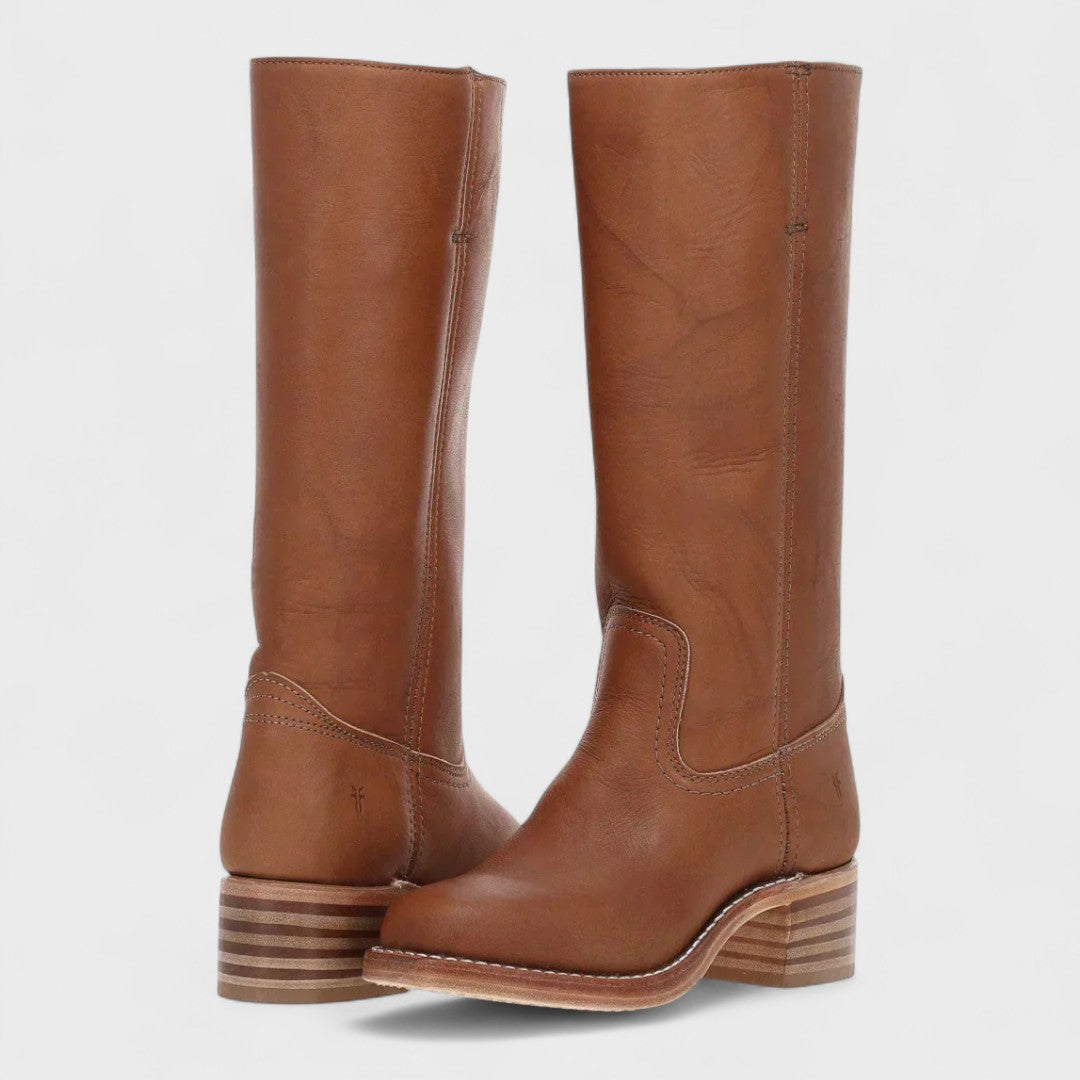 Damen Cowboy Ankle Boots | Plattform