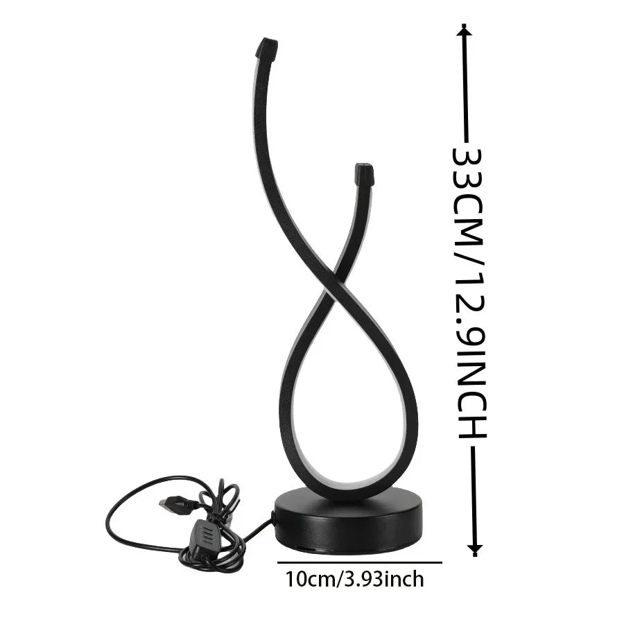 LED Tischlampe | Dimmbar | 3 Lichtfarben | Modernes Design