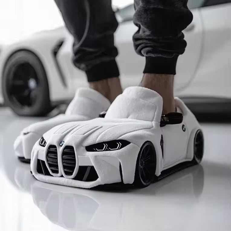 Men's Auto Inspired Design Slippers | Non-Slip