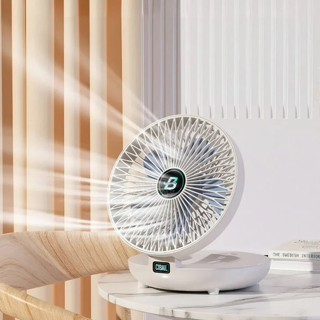 Tragbarer USB-Ventilator mit 3 Geschwindigkeitsstufen, faltbares und kompaktes Design