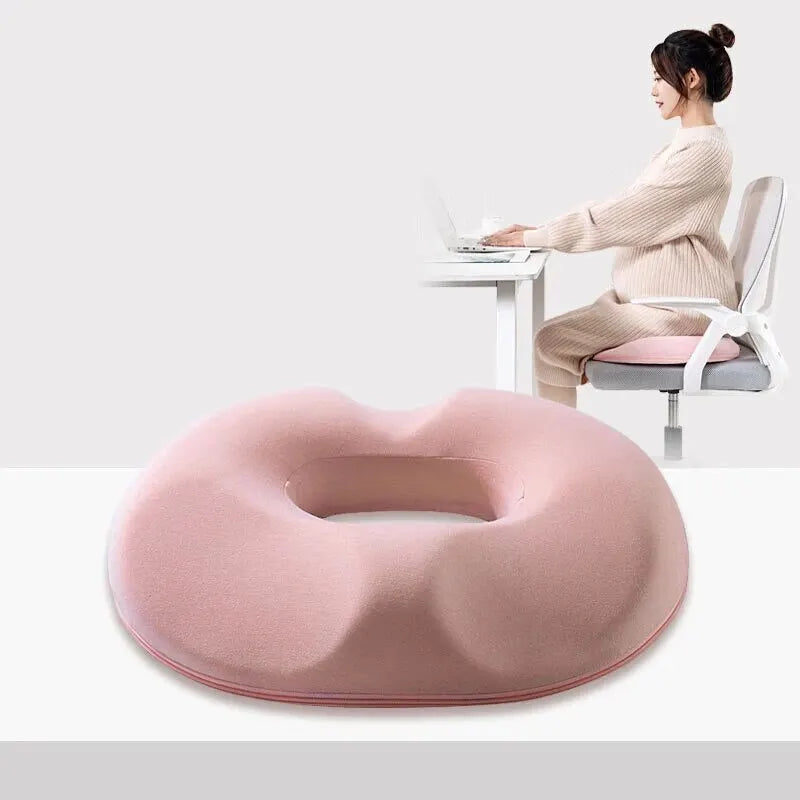 Memory Foam Sitzkissen | Steißbein- & Wirbelsäulenentlastung | Ergonomisches & Bequemes Design