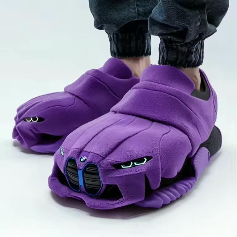 Men's Auto Inspired Design Slippers | Non-Slip