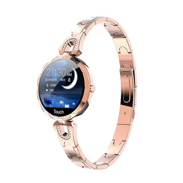Wasserdichte Frauen Fitness Smartwatch mit Pulsüberwachung