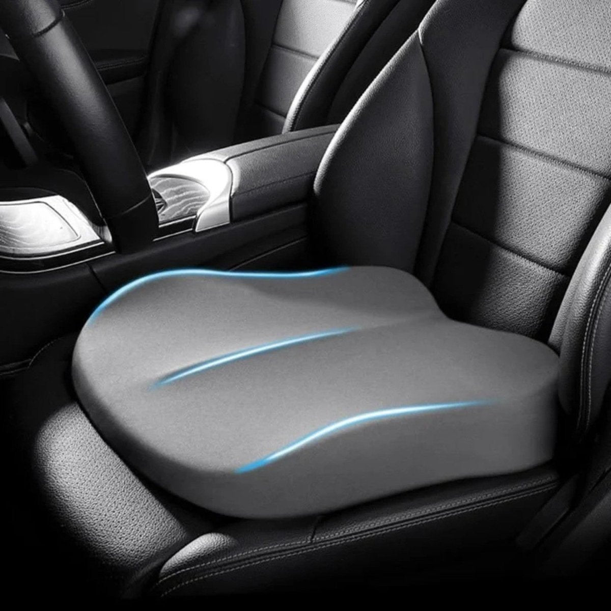 Bequeme ergonomische Autositzauflage für verbesserte Sichtbarkeit
