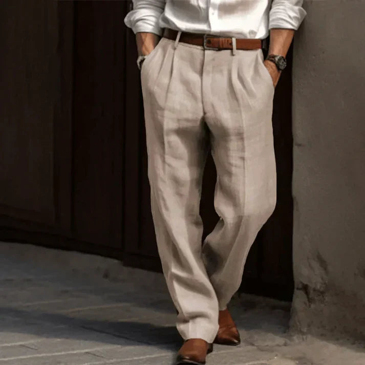 Herren Elegante Vintage-Hosen | Lang