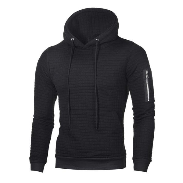 Men's Side Zipper Hoodie | Slimming