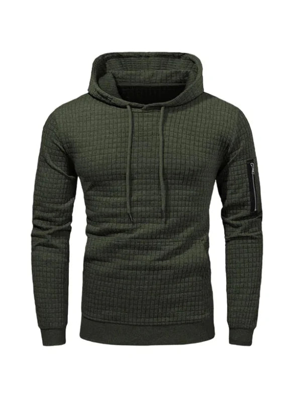 Men's Side Zipper Hoodie | Slimming