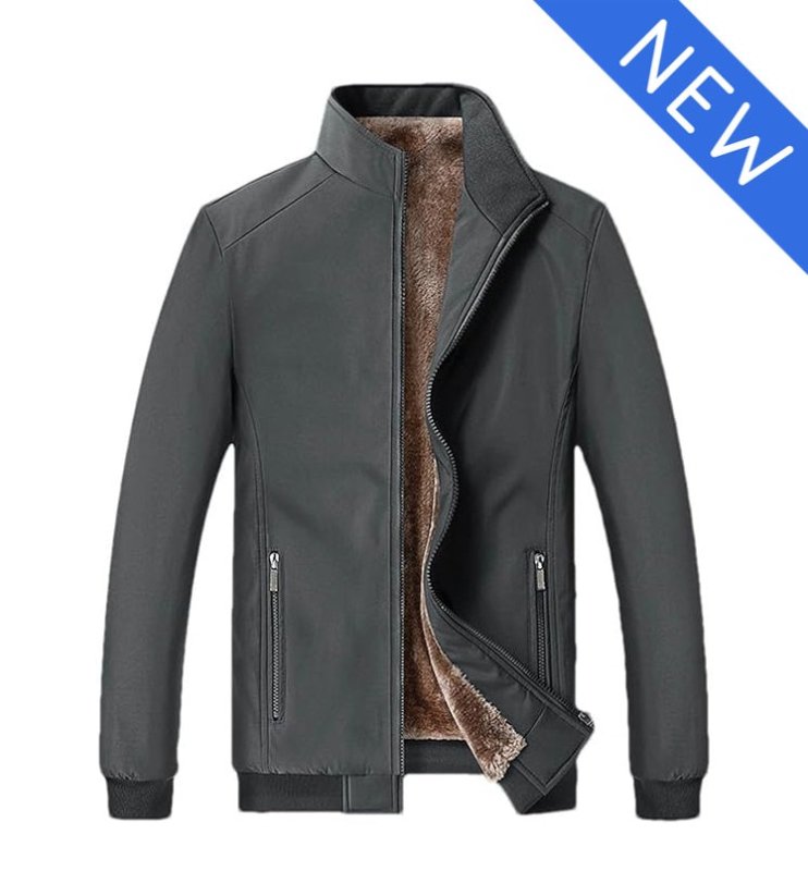 Men's Plush Lining Jacke | Dad's Wear
