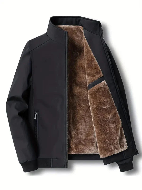Men's Plush Lining Jacke | Dad's Wear