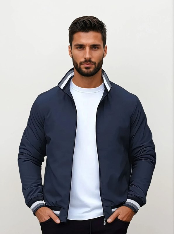 Men's Bomber Jacket | Stand Collar