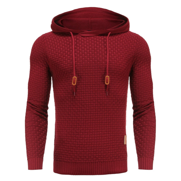 Men's Waffle Hoodie | Slimming