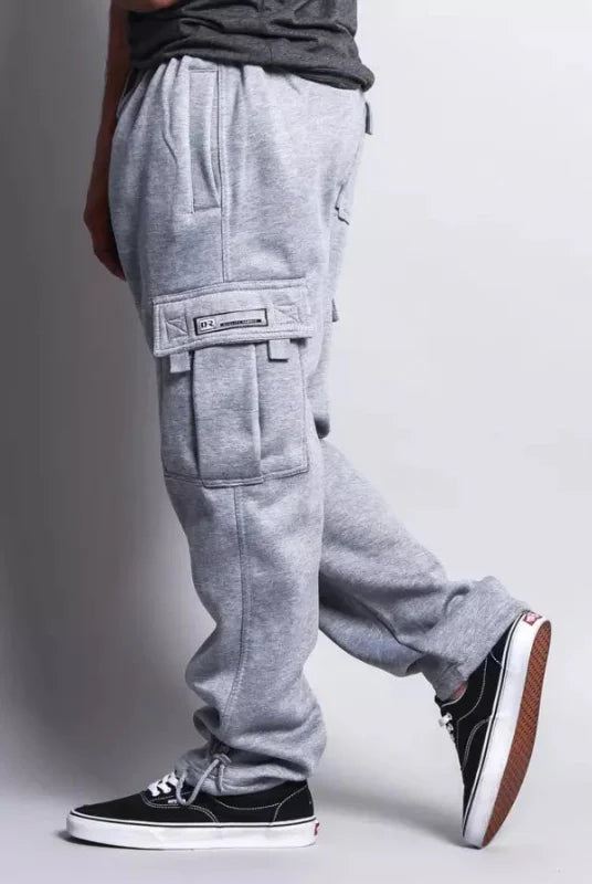 Men's Large Pockets Cargo Trousers | Loose