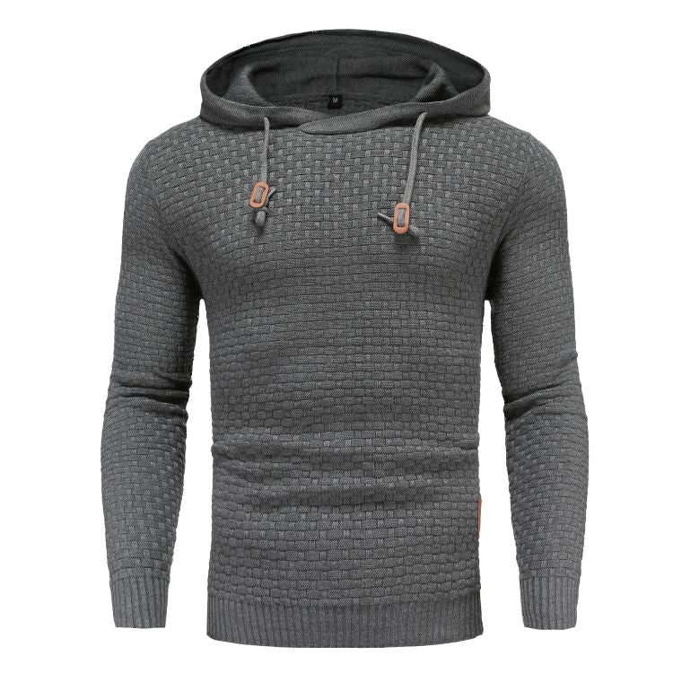 Men's Waffle Hoodie | Slimming