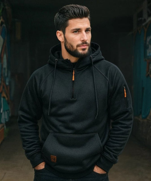 Men's Half Zipper Hoodie | Leisure