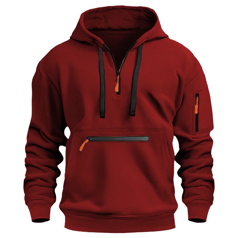 Men's Multiple Pockets Hoodie | Sports