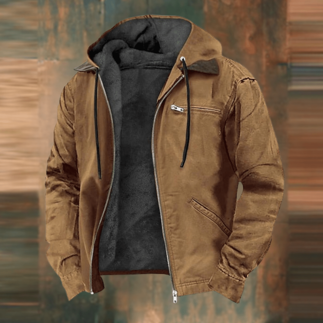 Men's Hooded Bomber Jacket | Zip Type