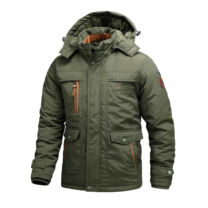 Men's Waterproof Insulated Jacket | Removable Hood