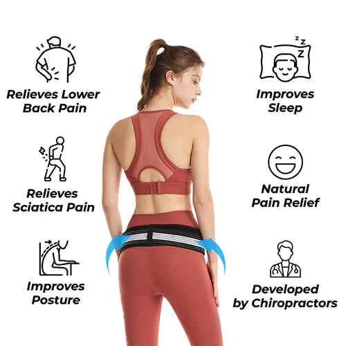 Sciatica Schmerz-Lindergürtel - Linderung von Ischias- und unteren Rückenschmerzen