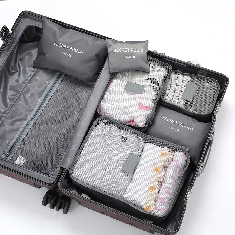 Packwürfel | Kofferorganizer | Reisetaschen-Set für Organisation und Klarheit