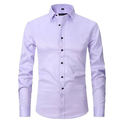 Herren Elastisches Hemd | Langarm