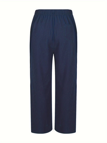 Herren Komfortable Leinen Hose | Lang