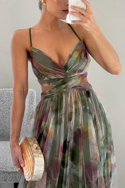 Party Floral Dress | Maxi