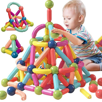 Magnetische Kreativstäbe für fantasievolles Bauen
