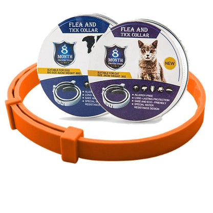 Floh- und Zeckenhalsband für Hunde & Katzen | 8 Monate Schutz