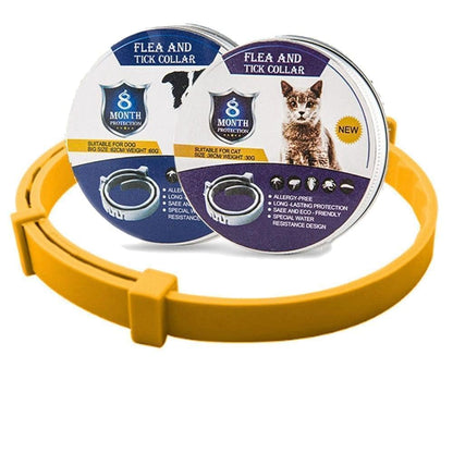 Floh- und Zeckenhalsband für Hunde & Katzen | 8 Monate Schutz