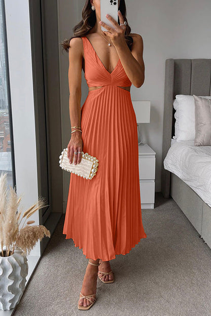 Damen Party Festliches Kleid | Plissee