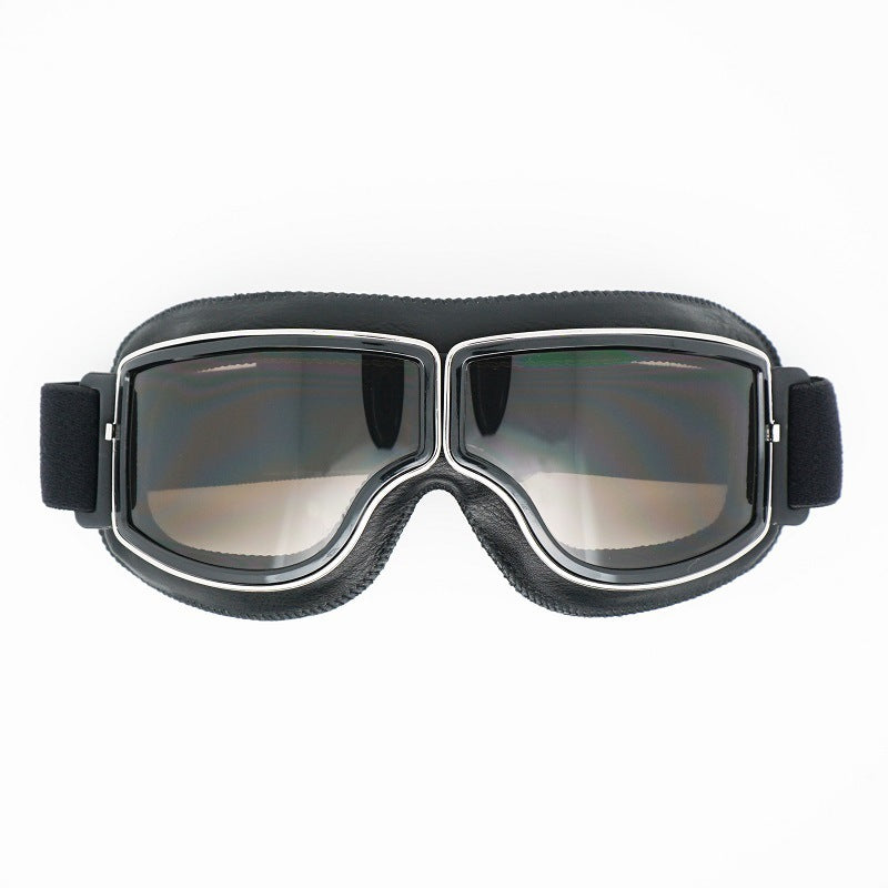 Vintage-Motorradbrille für Herren | Polarisiert