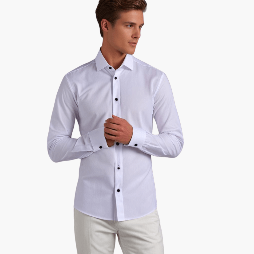 Herren Slim Fit Hemd | Langarm