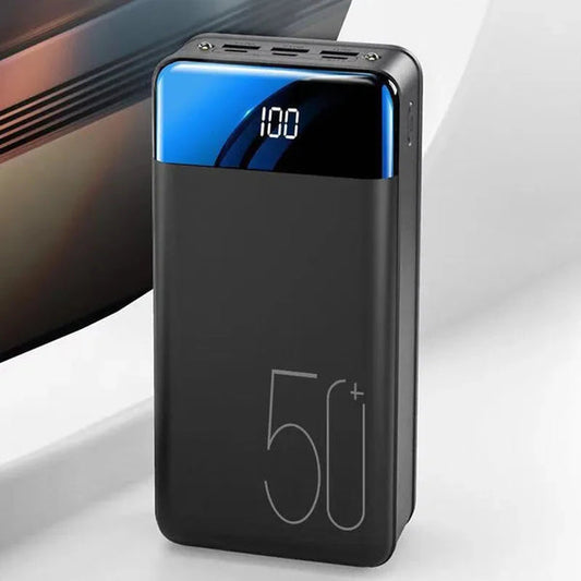 50.000 mAh Powerbank | Ultra-Schnelles Laden | Kompatibel mit Laptops, Tablets & Smartphones | Kompakt & Hochleistungsfähig