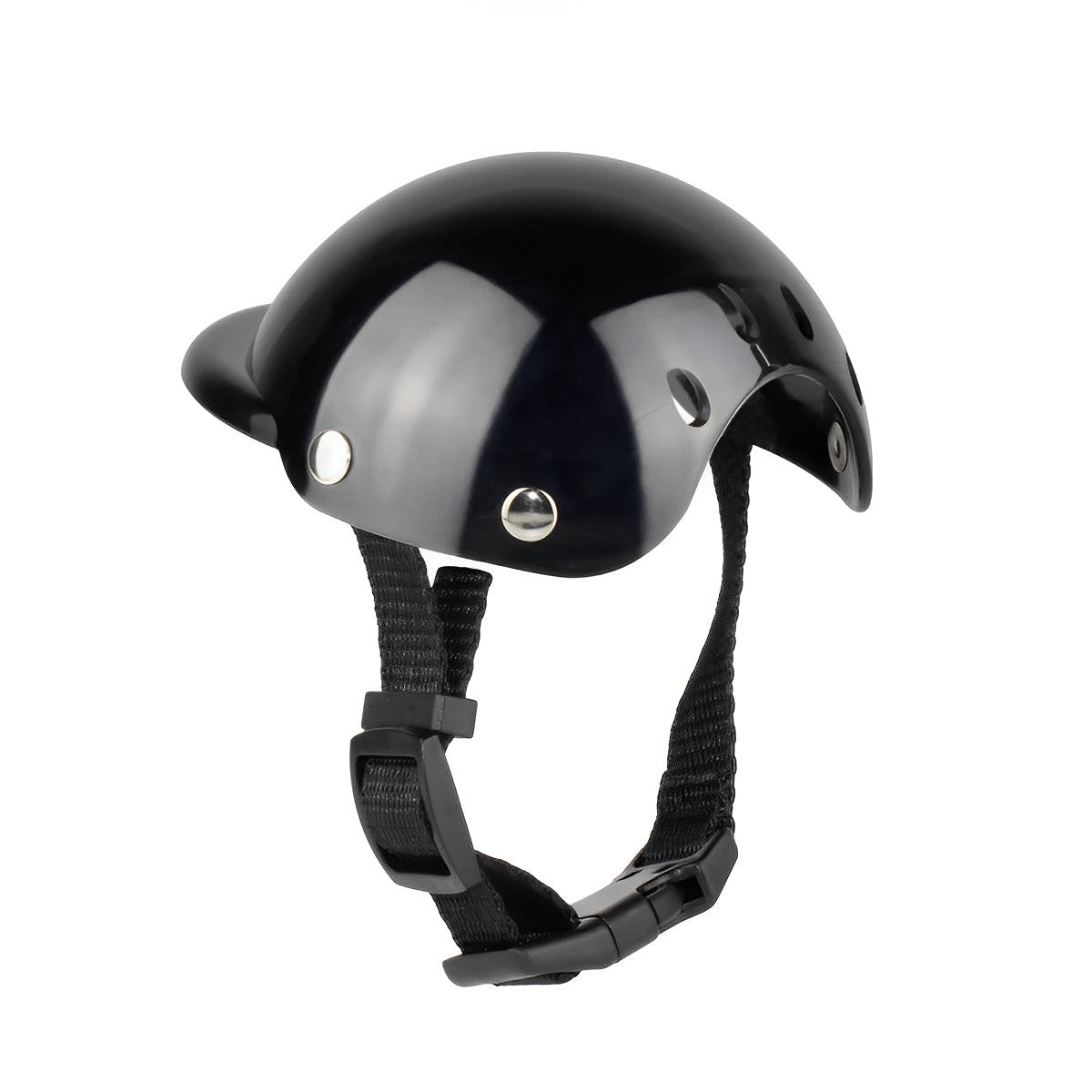 Hund Moto Helm und Brille für sicheres Fahren