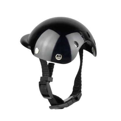 Hund Moto Helm und Brille für sicheres Fahren